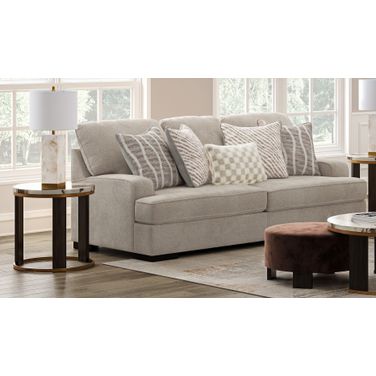 High Profile Sofa In Taupe