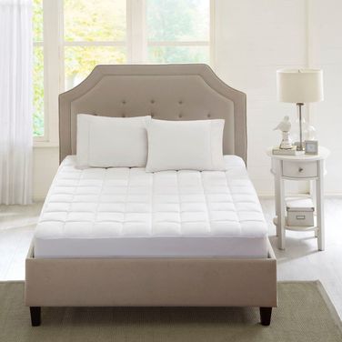 Highline 3M Microfiber Twin XL Mattress Pad In White