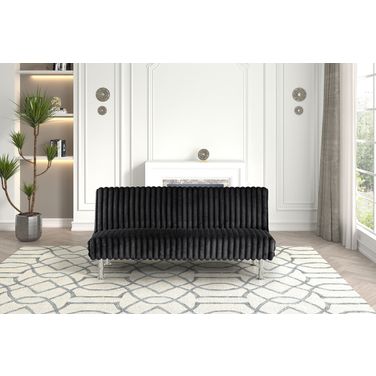 Hinwil Futon Sofa Bed In Black