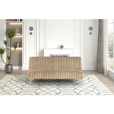 Hinwil Futon Sofa Bed In Taupe