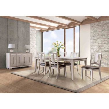 Hinwitz Dining Room Set In White Oak