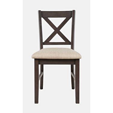Hobson X-Back Chair In Grey