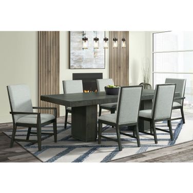 Holden Black Extendable Rectangular Dining Room Set