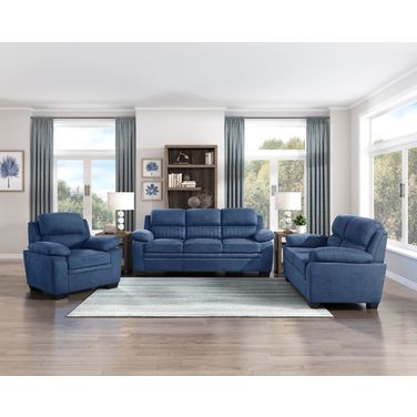 Holleman Living Room Set In Blue