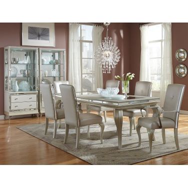 Hollywood Loft Dining Room Set (Frost)