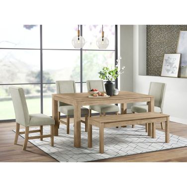 Holmes Rectangular Dining Room Set In Brown