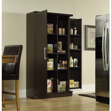 Homeplus 35 Inch Storage Cabinet In Dakota Oak