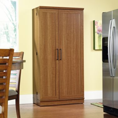 Homeplus Storage Cabinet In Sienna Oak