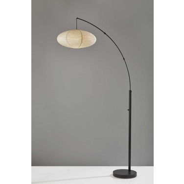 Homeroots Black Metal Arc Lamp