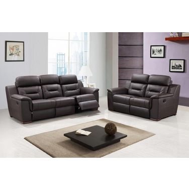 Homeroots Brown Sofa Love 366205