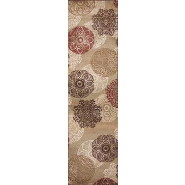 Homeroots Runner Polypropylene Sage Area Rug