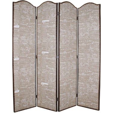 Homeroots Tan Wood Galore Screen