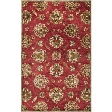 Wool Red Area Rug - 8' x 10'
