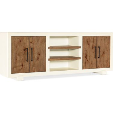 Hooker Furniture Big Sky Tahoe Entertainment Console In Avalanche White