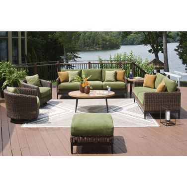 Horizon Hall Outdoor Conversation Sets In Brown and Green