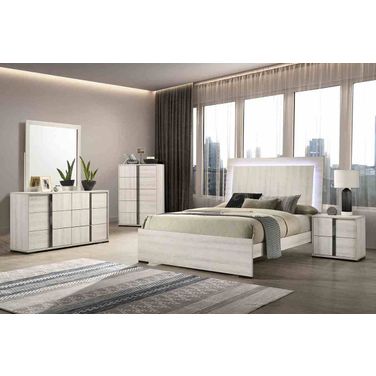 Horten Bedroom Set In White Wash