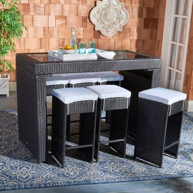 Horus Dining Set in Black and Beige
