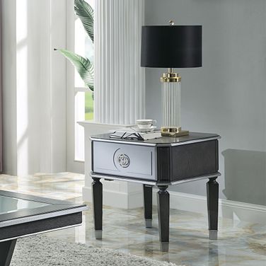 House Beatrice End Table In Charcoal