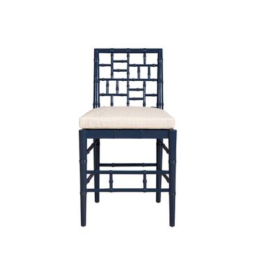 Hugo Counter Stool In Blue
