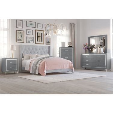 Huxley Youth Bedroom Set In Gray