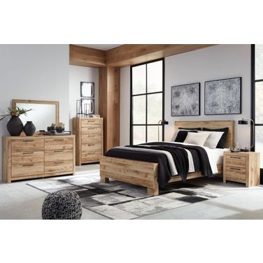 Hyanna Tan Panel Bedroom Set