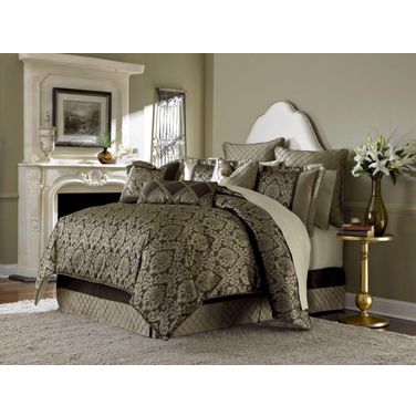 Imperial Bronze 10 piece King Comforter Set