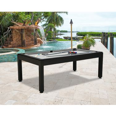 Indoor/Outdoor Billiards Table In Black