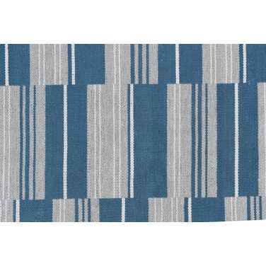 Indr/Outdr Colton Stripe Cabana 8x10 Rug In Blue