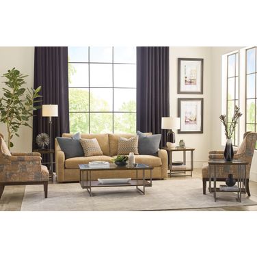 Ingrid Rectangular Occasional Table Set In Bronze