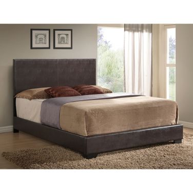Ireland Upholstered Bed (Brown) (King)