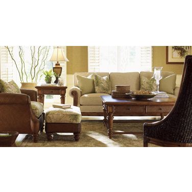 Island Estate Plantation Brown Boca Occasional Table Set