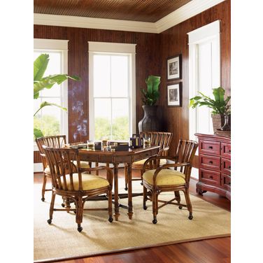 Island Estate Plantation Brown Samba Game Room Set