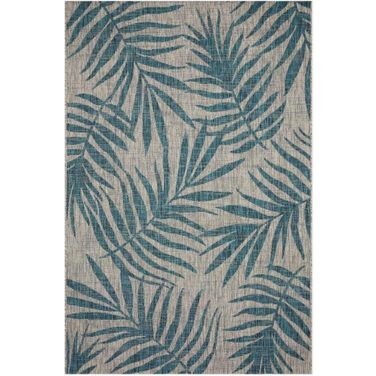 Isle Grey/Aqua 9'2" x 12'1" Rug