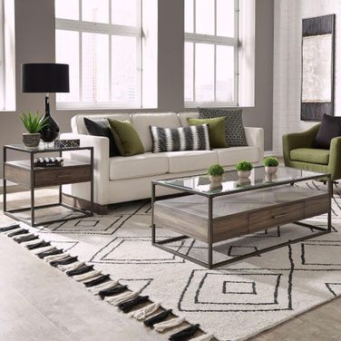 Jamestown Tobacco Occasional Table Set