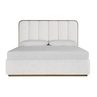 Jamille King Platform Bed In Eclipse White