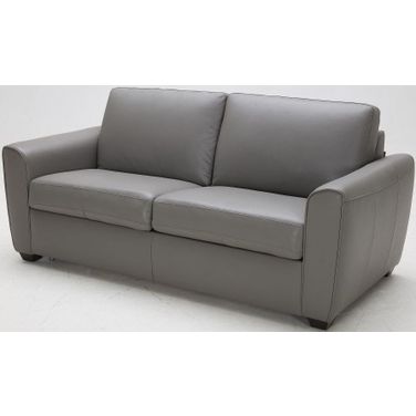 Jasper Gray Leather Sofa Bed