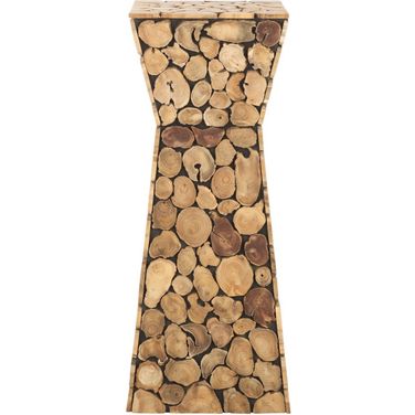 Jefferson Medium Oak and Black Stand