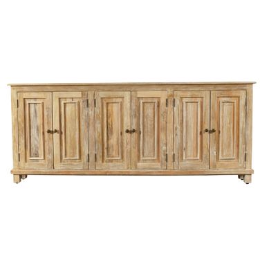 Jenna 6 Door Sideboard In Natural