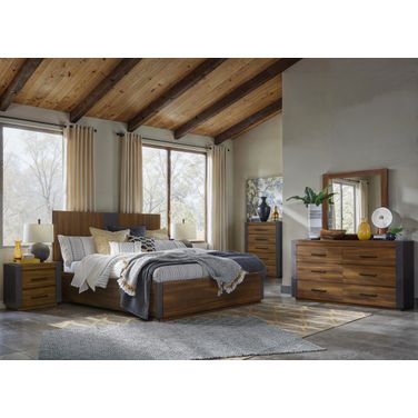 Jensen Panel Bedroom Set In Tavern Brown
