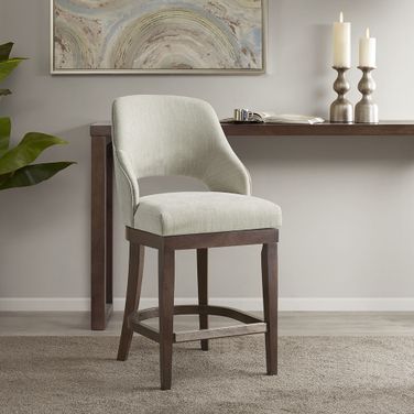 Jillian Counter Stool With Swivel Seat In Cream