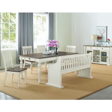 Joanna 6-Piece Dining Room Set In White