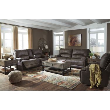 Johurst Grayish Brown Occasional Table Set