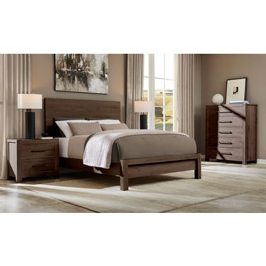 Joinery Plank Bedroom Set In Espresso Oak