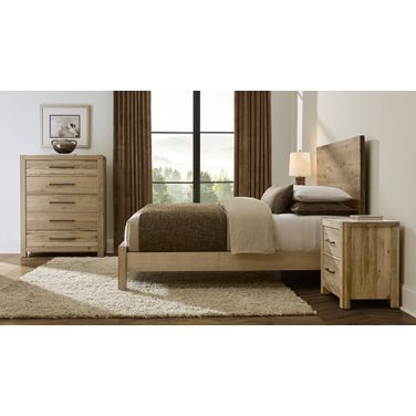 Joinery Plank Bedroom Set In Natural Oak
