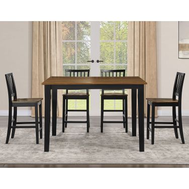 Joplin Counter Height Dining Room Set In Brown