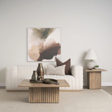 June Occasional Table Set In Light Brown