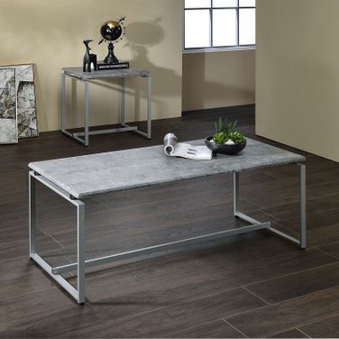 Jurgen 3-Piece Occasional Table Set (Silver)