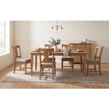 Kafe 60 Inch Rectangular Dining Room Set In Cappuccino