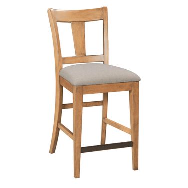 Kafe Tall Splat Back Chair Set of 2 In Cappuccino