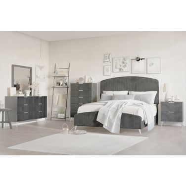 Kailani King Bed In Gray
